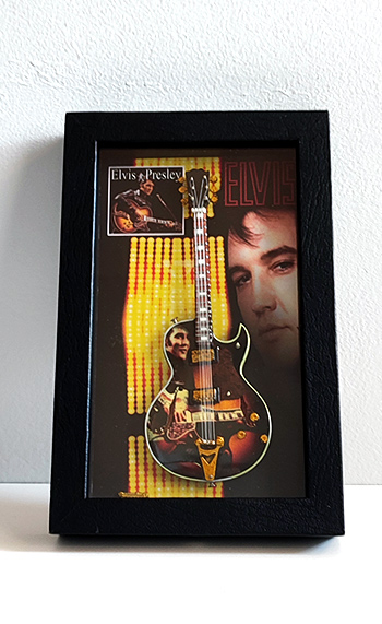 Cadre Guitare Shadowbox - Elvis Presley