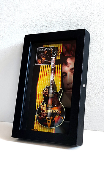 Cadre Guitare Shadowbox - Elvis Presley