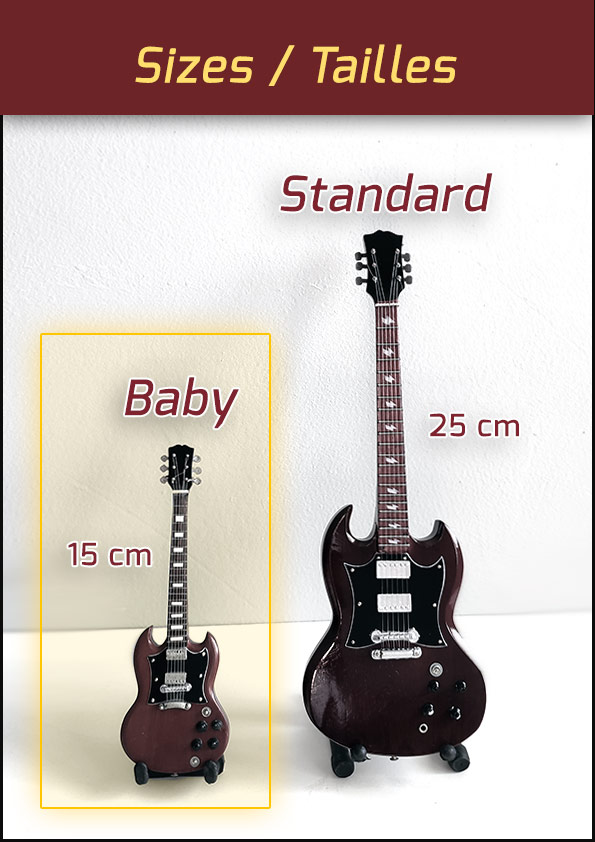 Comparaison guitares miniatures "baby"