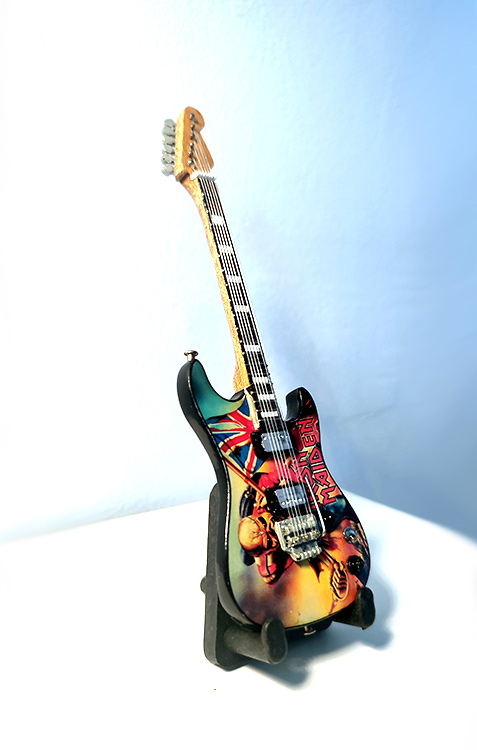 Guitare Miniature Iron Maiden - Tribute