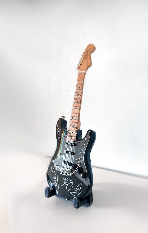 Guitare Miniature Pink Floyd